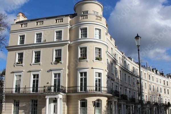 Obraz ロンドン　ノッティングヒル周辺住宅街