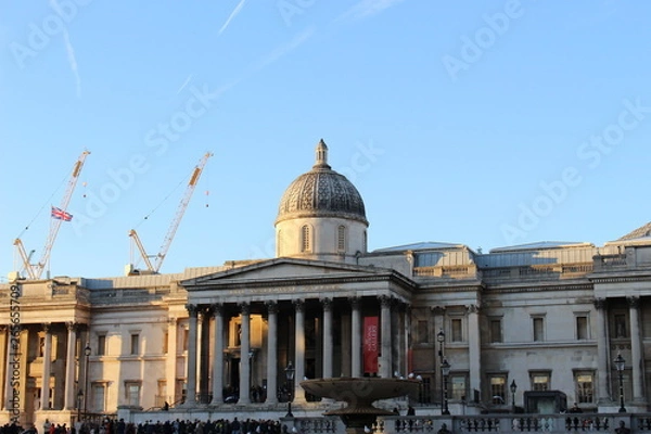 Obraz ロンドン　トラファルガー広場　ネルソン像