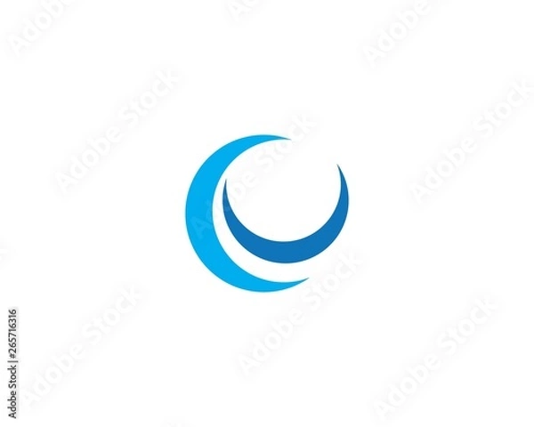 Obraz Water wave Logo Template
