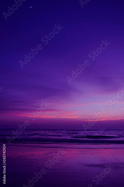 Obraz Dramatic Sunset over the Indian Ocean