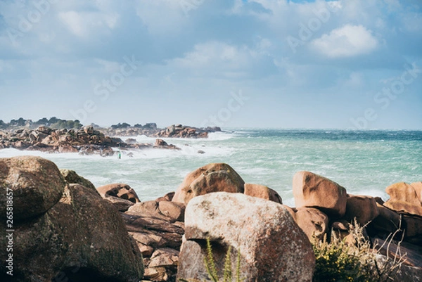 Obraz Tempête sur la côte