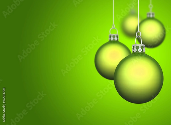 Obraz Weihnachtskugeln Hintergrund 05