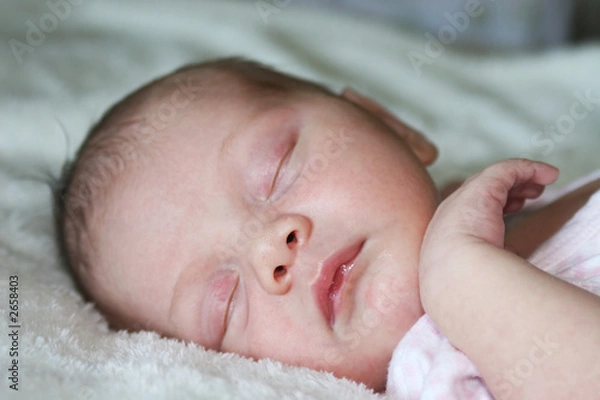 Obraz tiny baby asleep