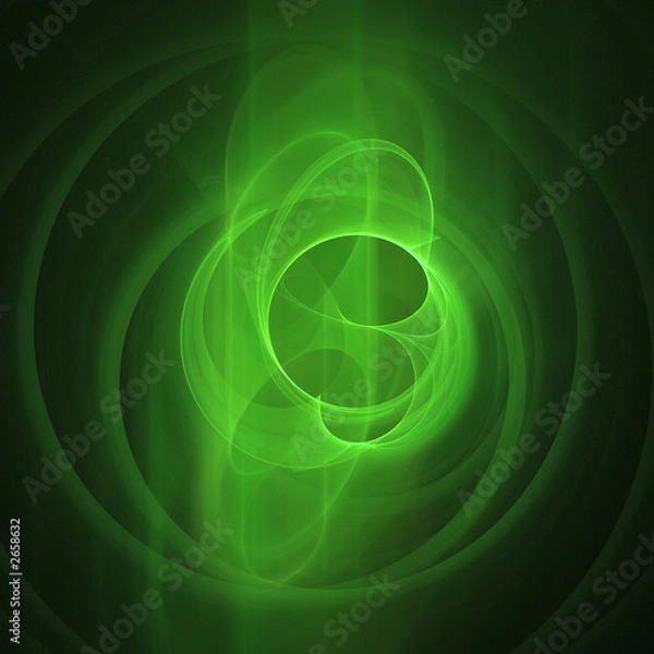 Fototapeta spring green rays