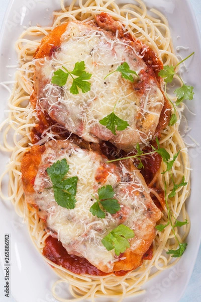 Obraz Parmesan chicken steak