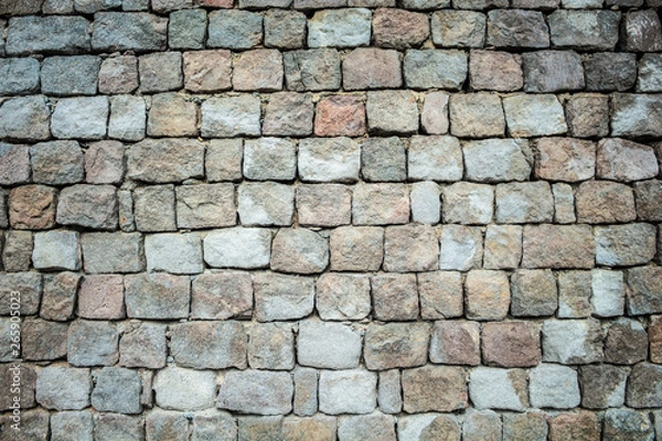 Fototapeta Background of stones of various shapes and colors