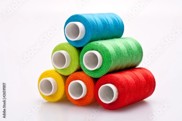 Obraz colored thread for sewing