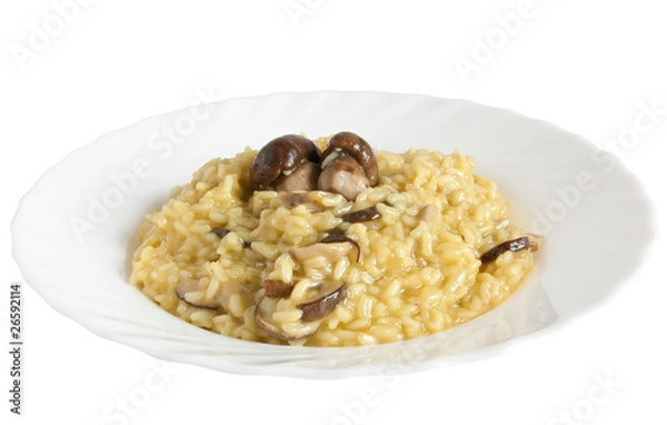 Obraz risotto z grzybami - risotto z borowikami