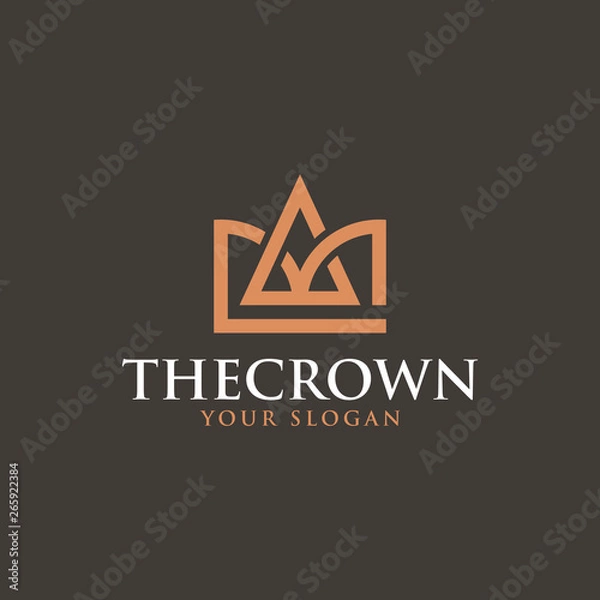 Obraz The Crown Logo - Vector logo template