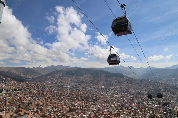 Obraz ロープウェイ　ラパス