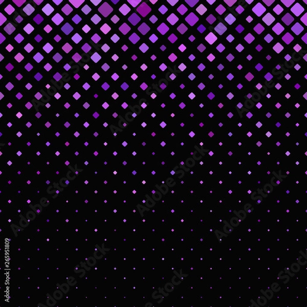 Fototapeta Diagonal rounded square pattern - vector mosaic tile background