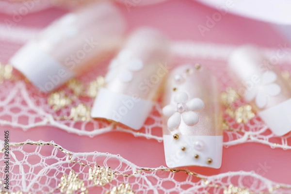 Obraz フレンチネイルとレース