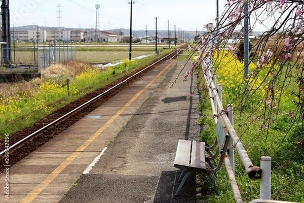 Obraz 小湊鉄道　上総三又駅