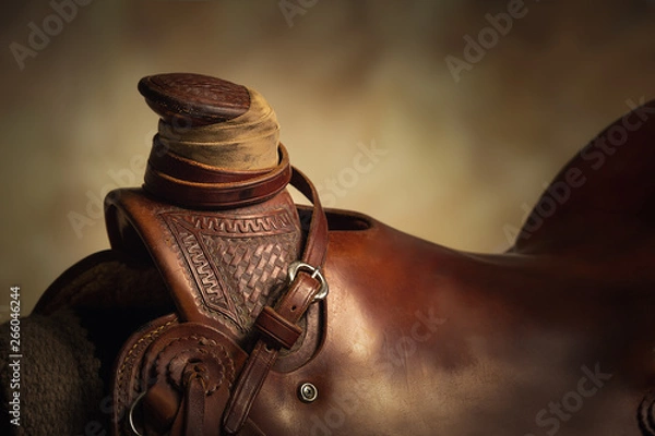 Obraz Westernowe siodło