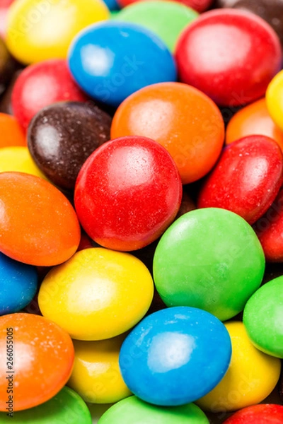 Obraz Colorful chocolate beans