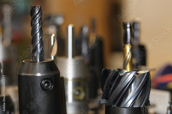 Fototapeta Walzenstirnfräser
