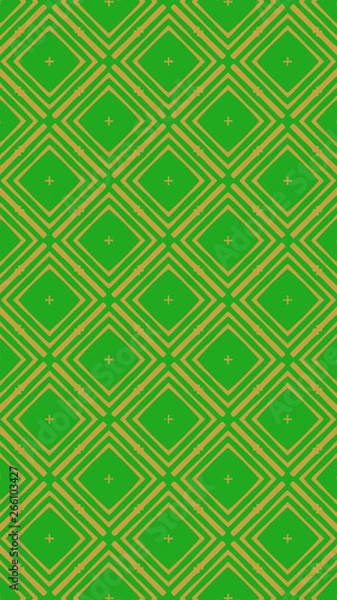 Fototapeta Ornate geometric pattern and two-tone abstract background