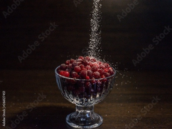 Obraz crandberry in giass