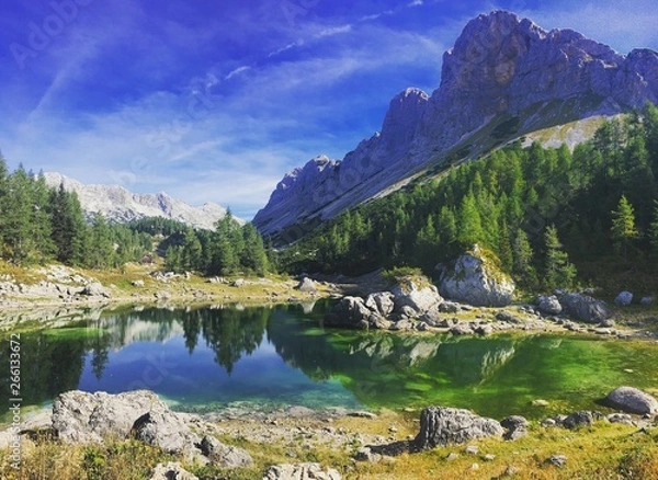 Obraz lake in the mountains