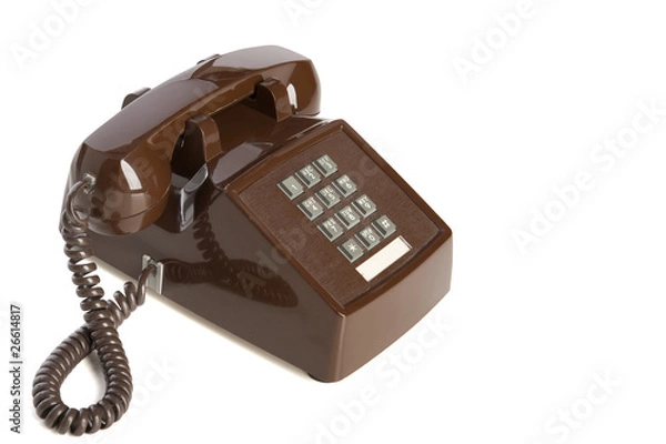 Obraz Brown Vintage Desk Phone