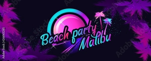 Obraz Retro Wave Sunset