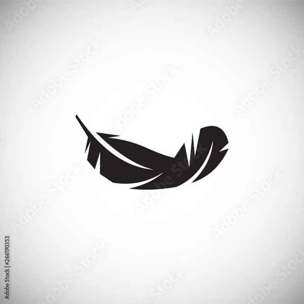 Obraz Ikona pióro na tle grafiki i projektowania stron internetowych. Prosty znak wektora. Symbol koncepcji Internetu dla przycisku strony internetowej lub aplikacji mobilnej.