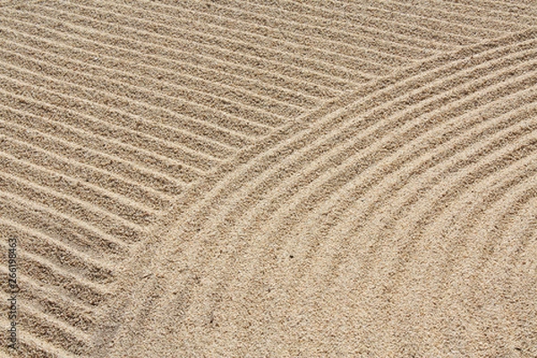 Fototapeta Sand with design and texture