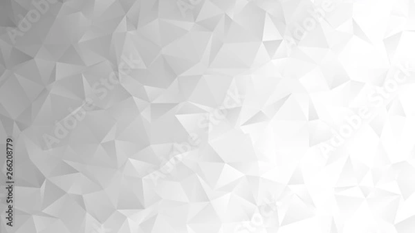 Fototapeta Jasnoszary streszczenie low poly tło dla nowoczesnego designu, szablon ilustracji wektorowych