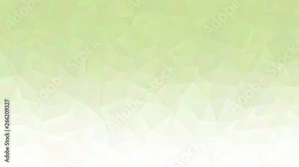 Fototapeta Light green abstract mosaic background with polygonal design, vector illustration template