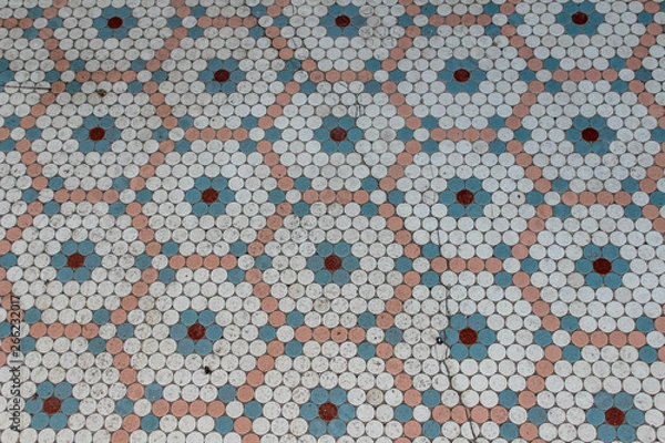 Fototapeta antique floor tile