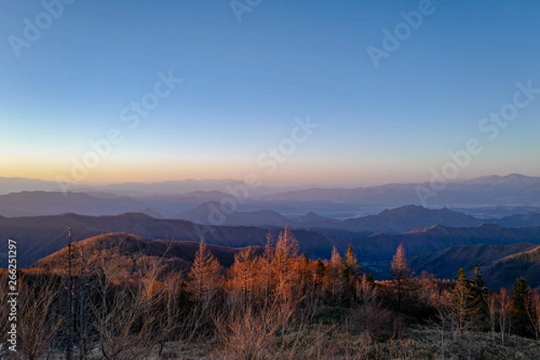 Obraz 春の美ヶ原高原