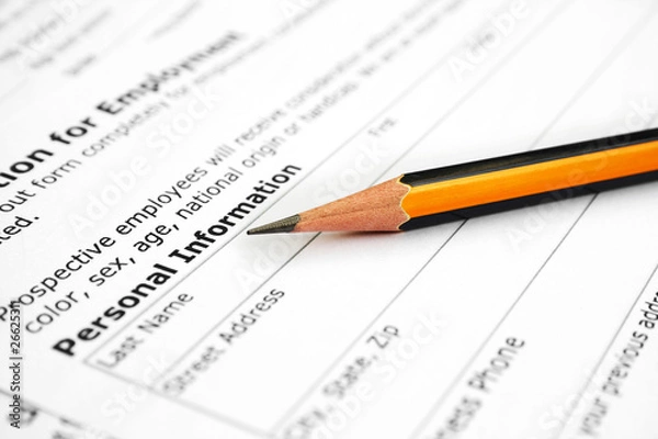 Obraz Application for employment