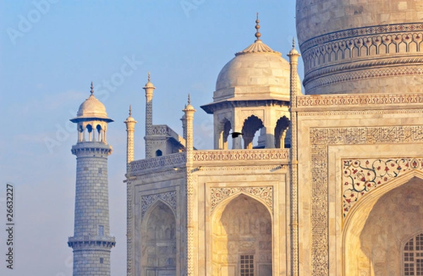 Obraz Taj Mahal, Agra, India at front