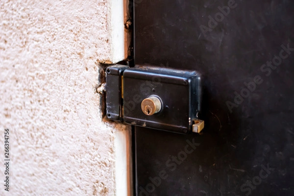 Obraz old handle on door