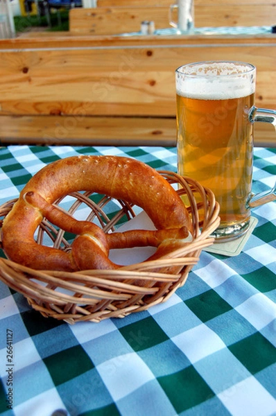 Obraz Beer and Pretzek