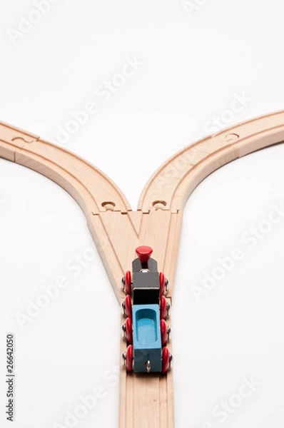 Obraz Eisenbahn vor Weiche