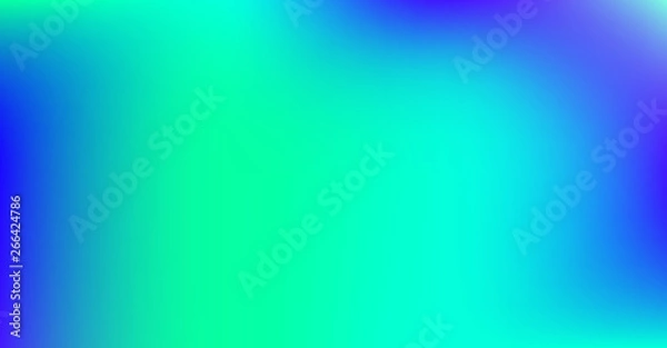 Fototapeta Purple Blue Gradient Vibrant Dreamy Vector Background. Sunrise, Sunset, Sky, Water Color Overlay Neon Design Element. Luxury Trendy Holograph Defocused Texture. Digital Funky Cool Tech Gradient Paper.