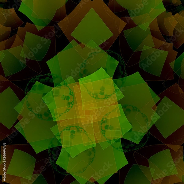 Obraz Flying quadrats