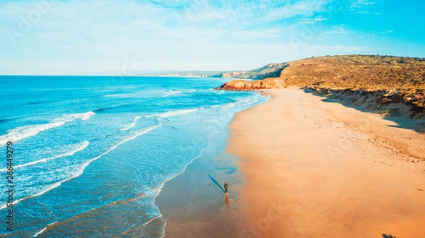 Fototapeta Aerial View of Australian Coastline and Beaches