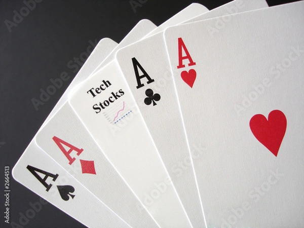 Obraz gambling on tech stocks