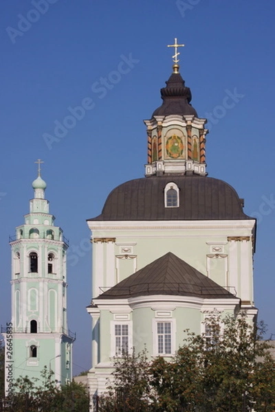 Obraz temple on a background sky, Russia