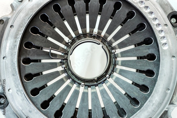 Obraz Clutch basket. One of the mechanisms of automobile transmission