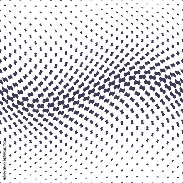 Fototapeta halftone geometric border pattern vector