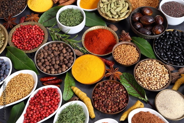 Obraz Spices and herbs.