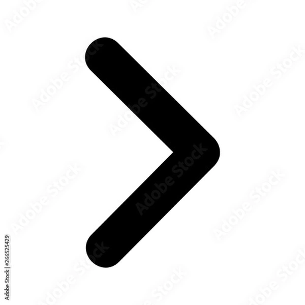 Fototapeta Right Direction Arrow Icon For Your Project