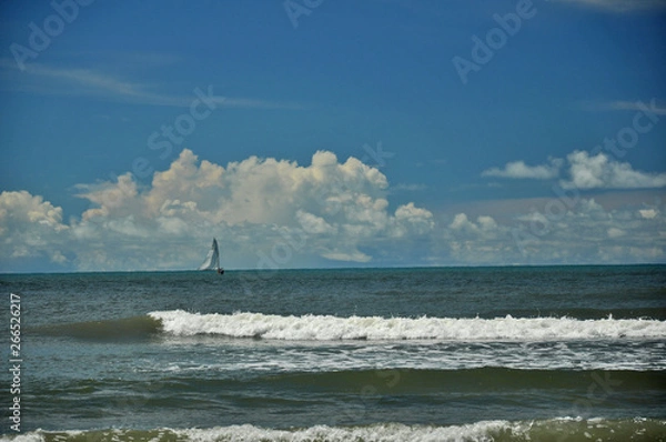 Obraz Jangada no mar