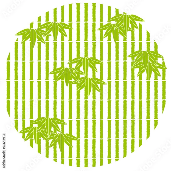 Obraz 笹竹文背景