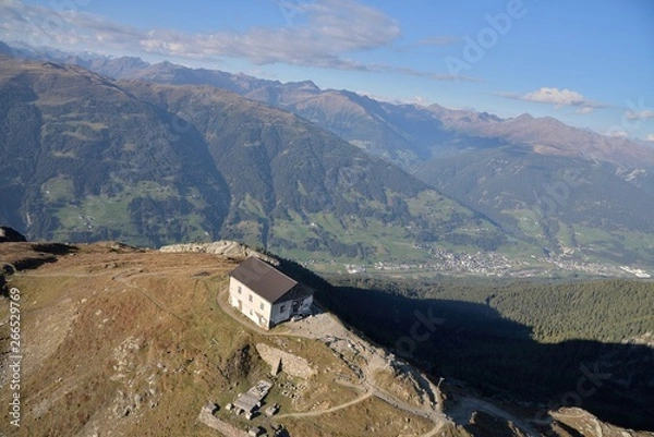 Obraz Helm Gipfel von oben