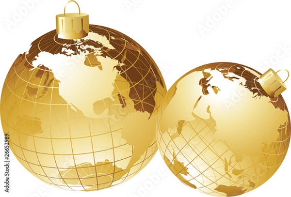 Obraz Christmas balls