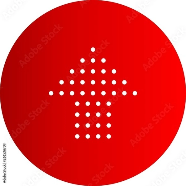 Fototapeta Up Direction Arrow Icon For Your Project
